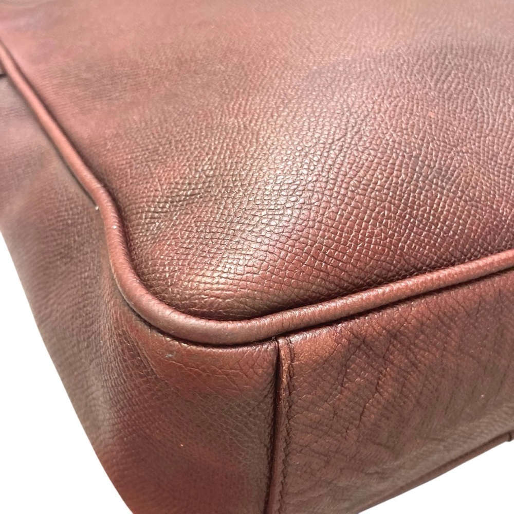 Burberry unisex burgundy maroon messenger bag - Picture 14 of 16